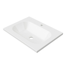 Stadium Slim Countertop with Single Integrated Basin
